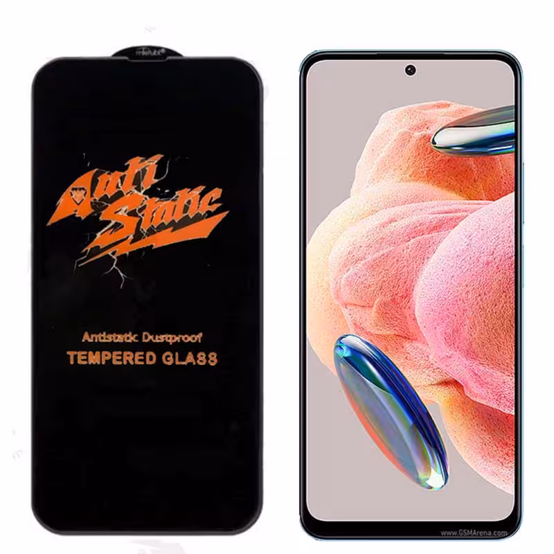 گلس تمام صفحه مقاوم گوشی Xiaomi Redmi Note 12 4G مدل Anti-Static
