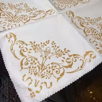 دستمال سفره طرح چینی پردیس مدل آوا(پک 18 تایی)