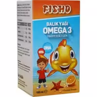 شربت روغن ماهی کودکان فیشو Fisho Balık Yağı Şurubu حاوی امگا سه 100 میل