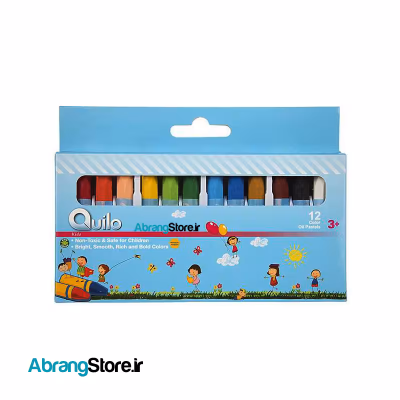 پاستل روغنی کویلو 12 رنگ