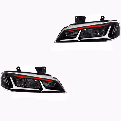 خرید چراغ جلو اسپرت پژو پارس کروز مدل اونتادور سفید ابرویی قرمز بدون موتور دو عددی | اتوموبی
