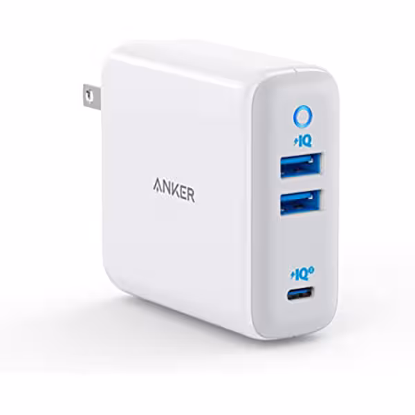 شارژر دیواری انکر مدل POWERPORT III 3PORT 65W A2033 | کالا مکس