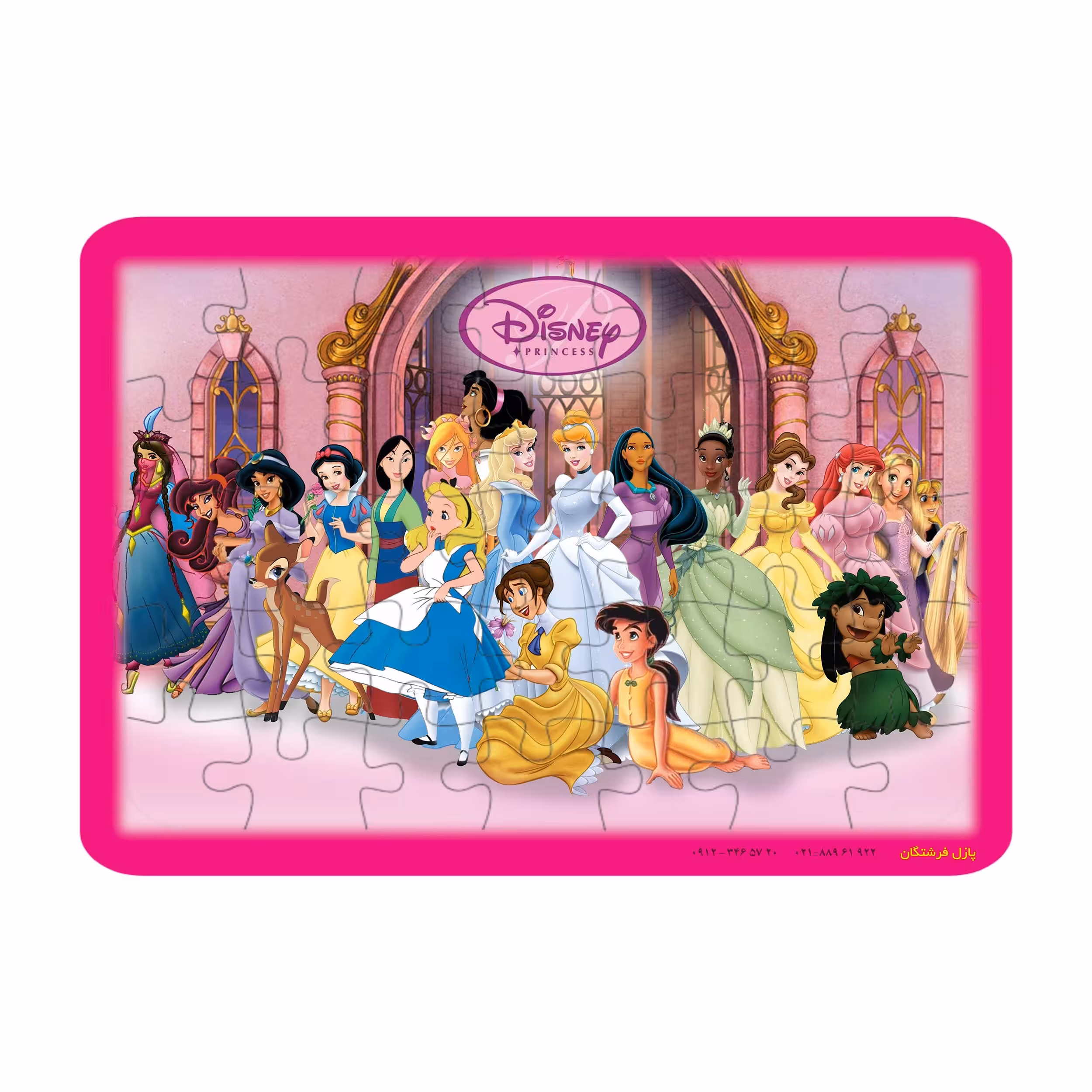 پازل 35 تکه رحلی طرح پرنسس های دیزنی 2 انتشارات فرشتگان