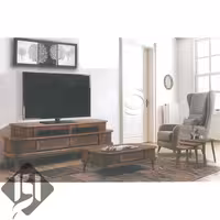 میز جلو مبلی و میز تلویزیون کرکره ای