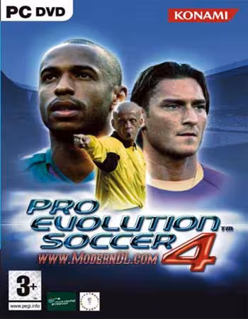 بازی کامپیوتر فوتبال Pro Evolution Soccer 4  دوبله فارسی