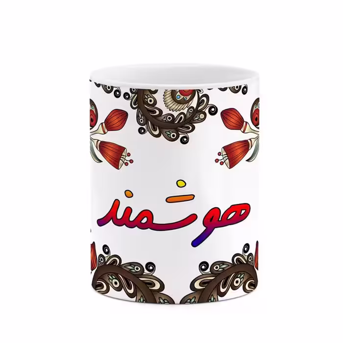 ماگ   اسم هوشمند  سنتی گل و بته کد mgh48318