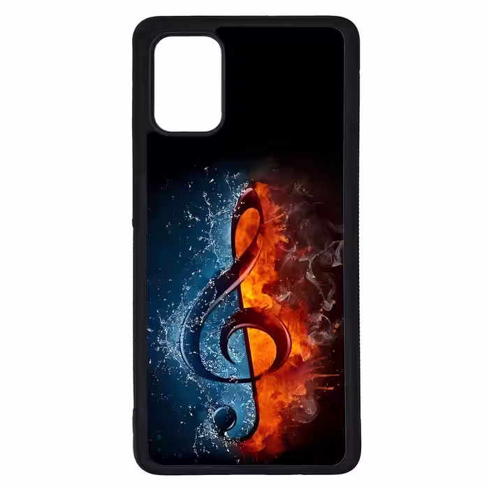 کاور طرح نت موسیقی کد G-042 مناسب برای گوشی موبایل سامسونگ Galaxy A71 | دیجی قاب دونی