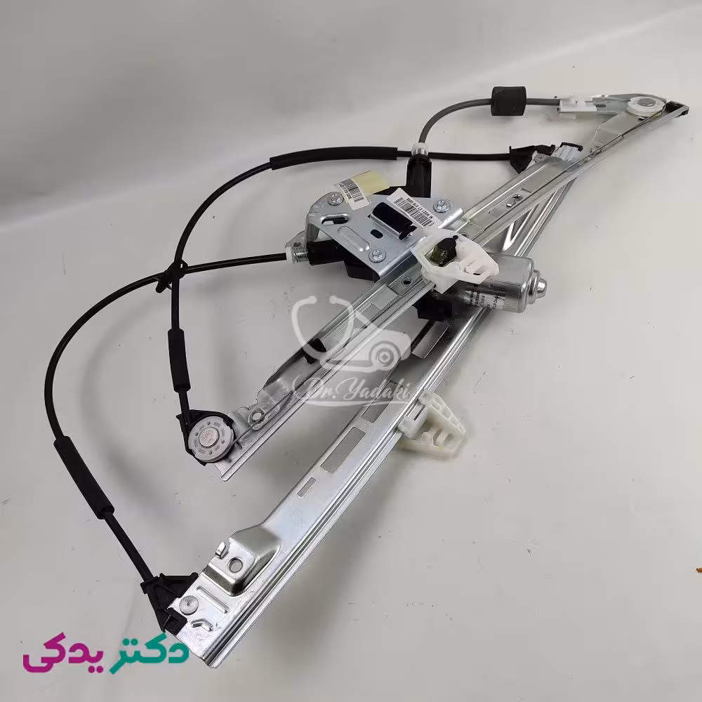 شیشه بالابر پژو 206 برقی درب جلو چپ (سمت راننده) شرکتی ایساکو اصل 2170100299
