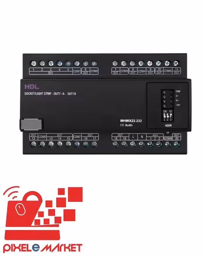 کنترلر MIX هتلی 22 کانال برند HDL مدل HDL-MHMIX22.232