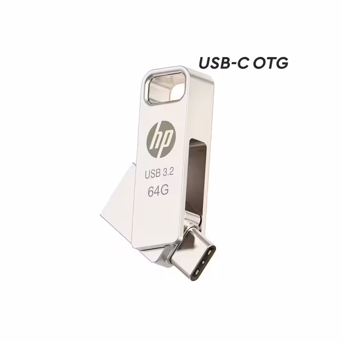فلش مموری تایپ سی اچ پی مدل HP x206C USB 3.2 ظرفیت 64 گیگابایت
