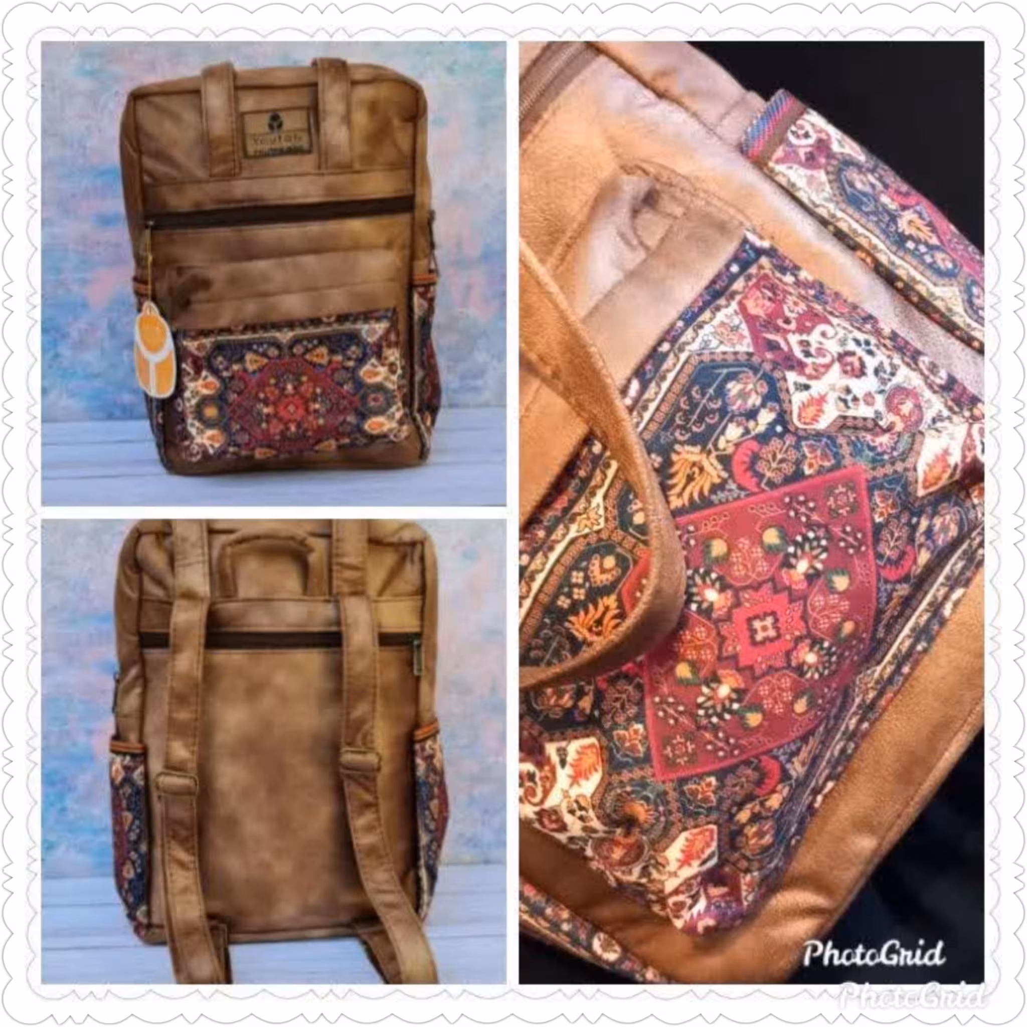 کوله پشتی سه کاره درخشان یوتاب طرح خشتی ،کیف اربعین