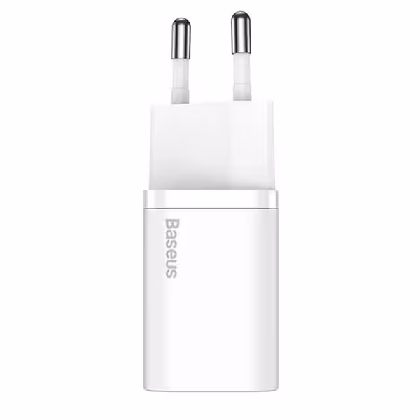 شارژر دیواری باسئوس 20 وات مدل CCSUP-B02