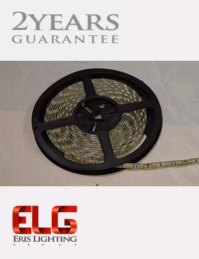 ریسه نواری 12 ولت SMD تراکم 60 نور سفید بدنه PVC