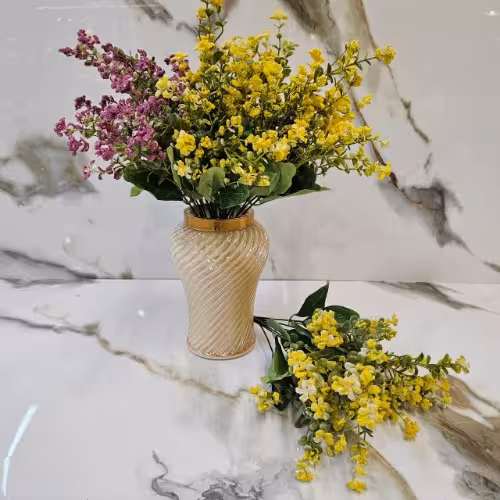 بوته گل شمشاد پفکی مصنوعی