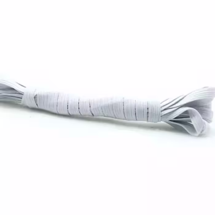 کش نیم سانت سفید بسته 5 یاردی (4.5 متری)