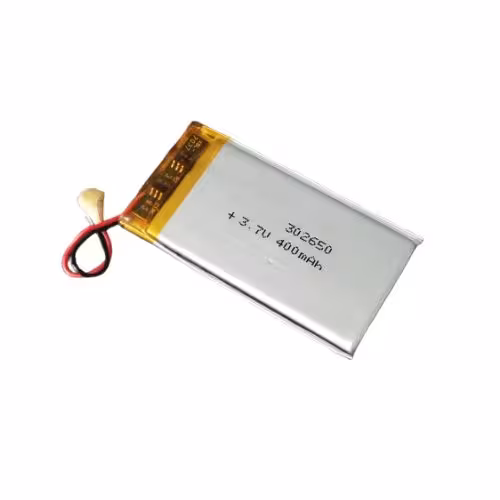 باتری پلیمر سایز 302650 ظرفیت 400 میلی آمپر