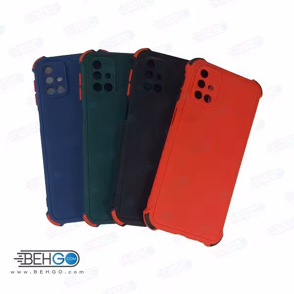 قاب M31S کاور مدل ژله ای دکمه رنگی محکم ضد ضربه با محافظ لنز دوربین گوشی موبایل سامسونگ M31S گارد محافظ قاب Camera Cover color key Case for Samsung M31S