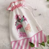 کیسه سبزی مخمل روژین- طرح 14