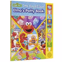 کتاب صوتی و تصویری Look, find & listen Elmo's potty book