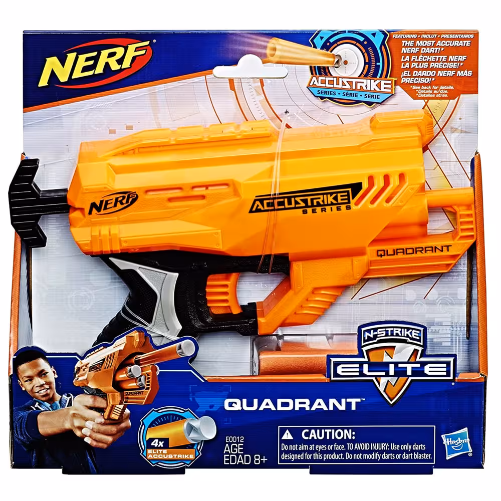 تفنگ استرایک نرف Hasbro Nerf N-Strike Elite Quadrant