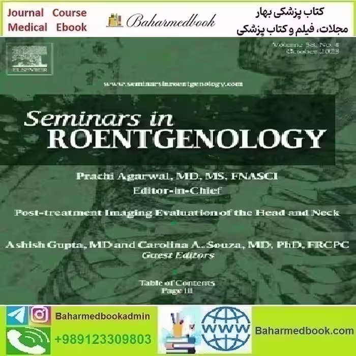 Seminars in Roentgenology Volume 58 Issue 1 to 4 2023 T