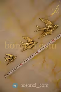 دیوارکوب پرستو برنزی