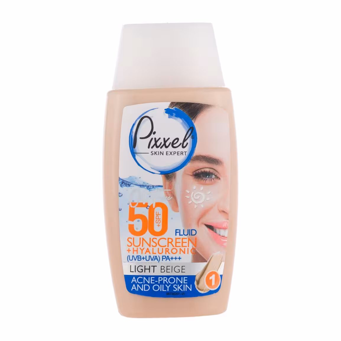 ضد آفتاب رنگی پیکسل با Spf50 مناسب پوست چرب و جوش دار حجم 50 میلی لیتر