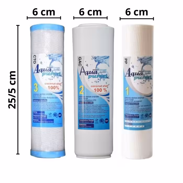 فیلتر تصفیه کننده آب آکوا پیورست مدل SW 300 مجموعه 3 عددی