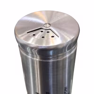 ادویه پاش مدل استیل شیشه