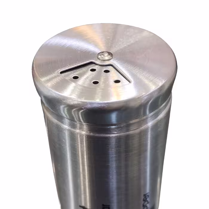 ادویه پاش مدل استیل شیشه