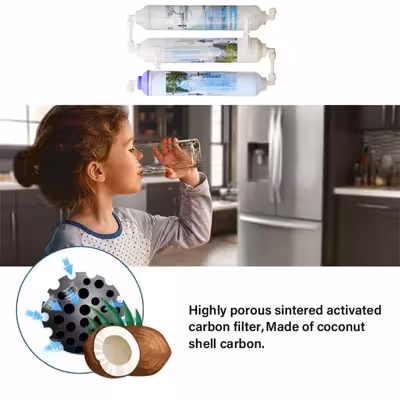 فیلتر تصفیه آب یخچال و فریزر آکوا پیورست مدل INLINE- ALKALINE 06 مجموعه 6 عددی