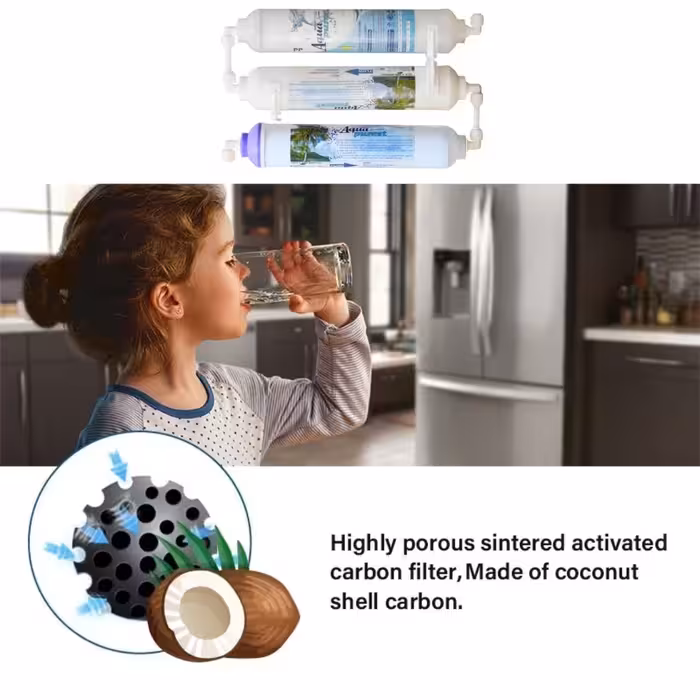 فیلتر تصفیه آب یخچال و فریزر آکوا پیورست مدل INLINE- ALKALINE 06 مجموعه 6 عددی