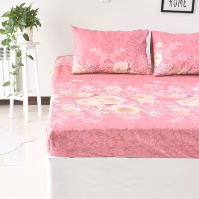 سرویس ملحفه بومرنگ مدل Rona-120  یکنفره 2 تکه