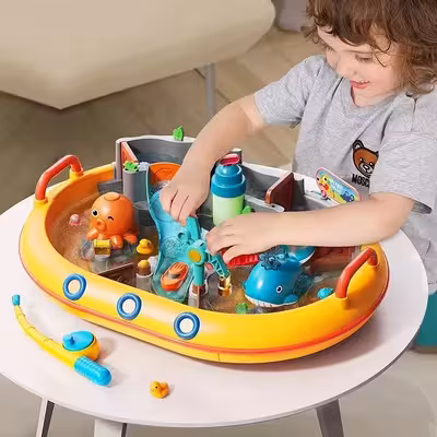 اسباب بازی ماهیگیری طرح پارک آبی