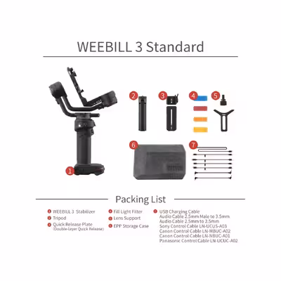 گیمبال ژیون مدل Tech WEEBILL-3