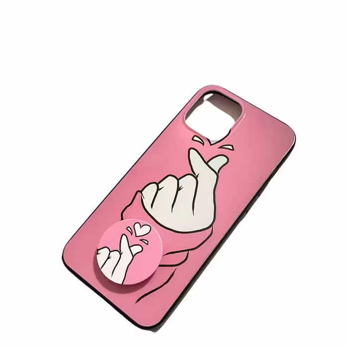 کاور طرح LOVE مناسب برای گوشی موبایل اپل IPHONE 11 PRO MAX به همراه پایه نگهدارنده