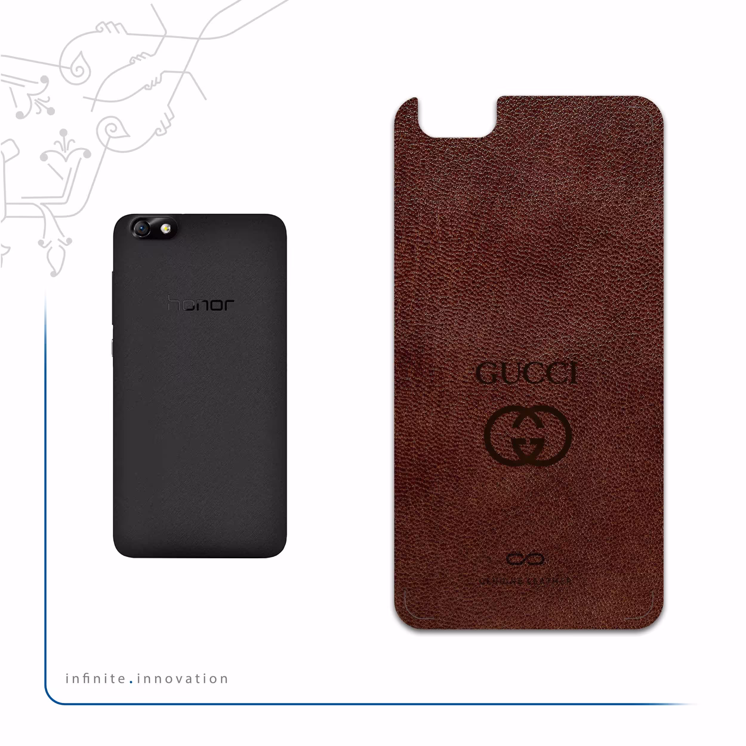 برچسب پوششی ماهوت مدل NL-GCC مناسب برای گوشی موبایل آنر 4X