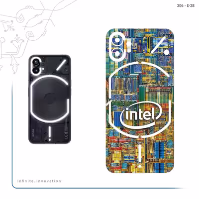 برچسب پوششی ماهوت مدل Intel مناسب برای گوشی موبایل ناتینگ Phone 1