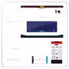 برچسب پوششی ماهوت مدل Blue-Holographic مناسب برای تبلت سامسونگ Galaxy Tab S2 9.7 2016 T819N