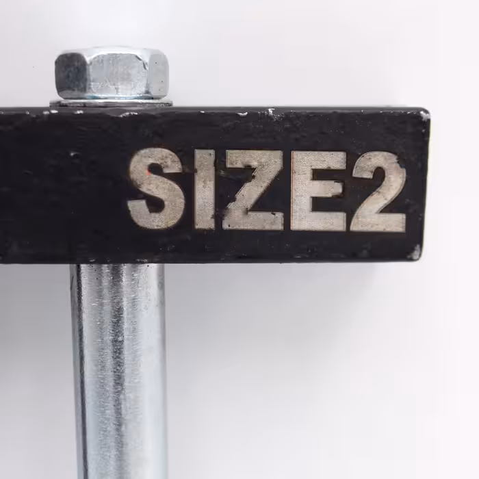 پولی کش دو شاخ مدل الفنت کد YP-NAKHONI-02 سایز 2 اینچ