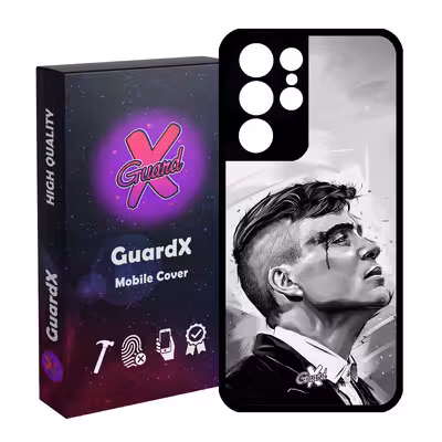 کاور گارد ایکس طرح Peaky Blinders مدل Glass10132 مناسب برای گوشی موبایل سامسونگ Galaxy S21 Ultra
