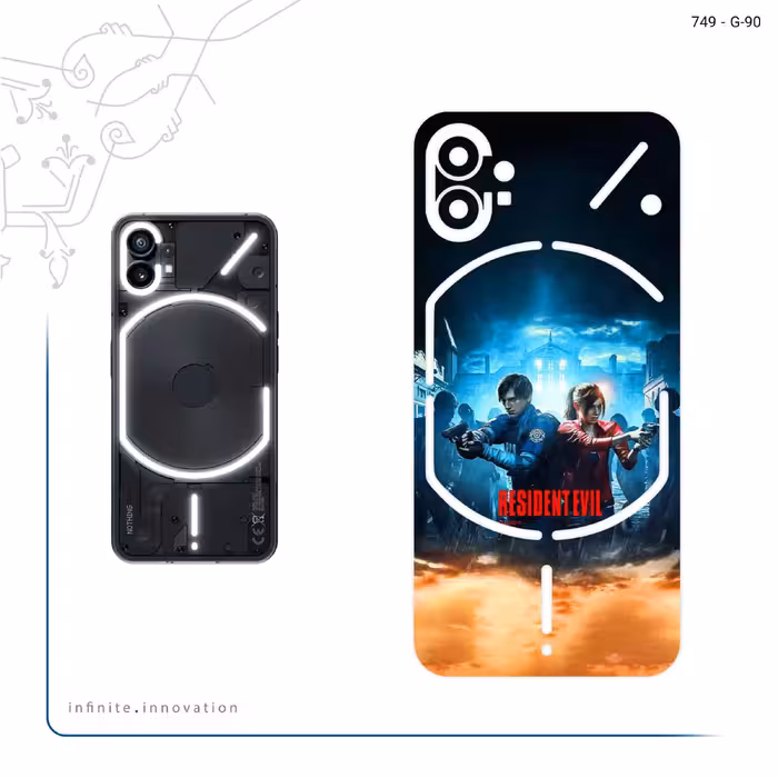 برچسب پوششی ماهوت مدل Residentevil Game Series مناسب برای گوشی موبایل ناتینگ Phone 1