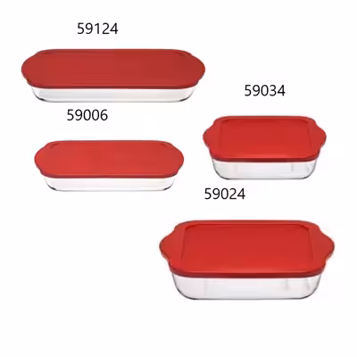 ظرف فر پاشاباغچه مدل بورجام کد 59034 بسته 4 عددی