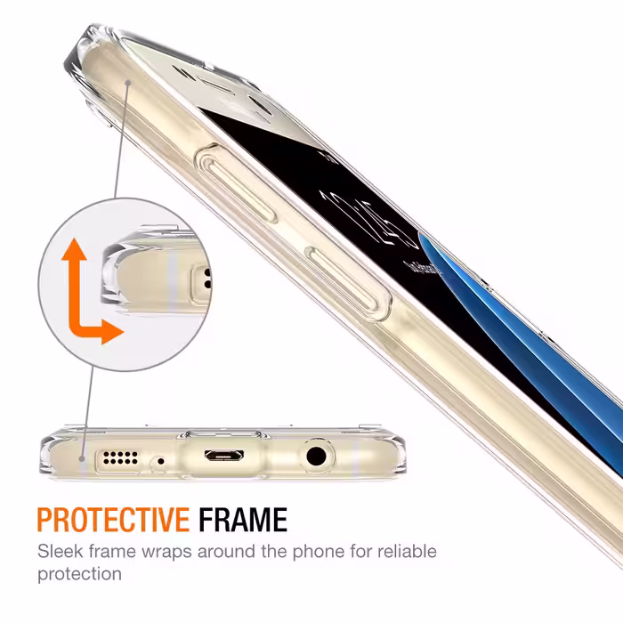 کاور مدل Clear TPU مناسب برای گوشی موبایل سامسونگ Galaxy S7 