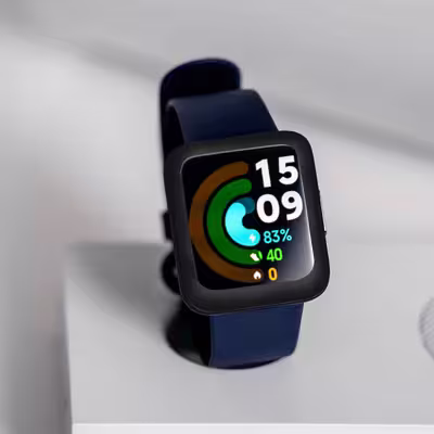 برچسب ماهوت طرح Matte-Black مناسب برای ساعت هوشمند شیائومی Redmi Watch 2 Lite