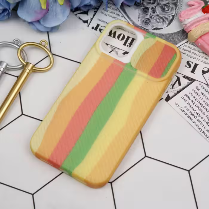 کاور مدل کبریتی طرح آبرنگی کد 411 مناسب برای گوشی موبایل اپل iPhone 11
