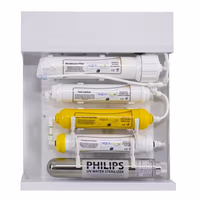 دستگاه تصفیه کننده آب آکوآ اسپرینگ مدل RO-S7-WZ 7019 به همراه کیت نشتی