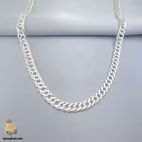گردنبند مردانه، جنس نقره، طرح کارتیه، سنگین، مدل NSM N19