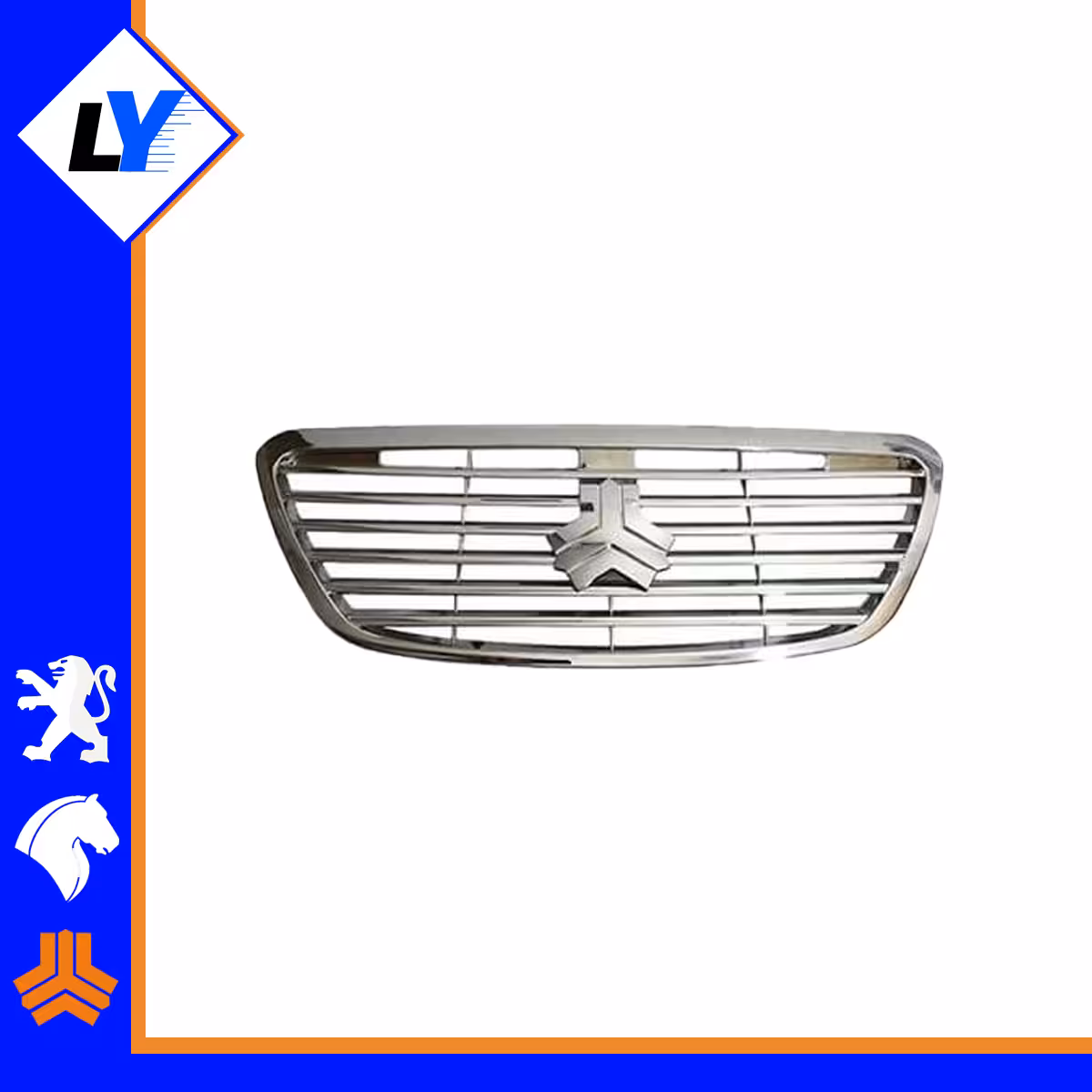 جلوپنجره تیبا کروم فابریک