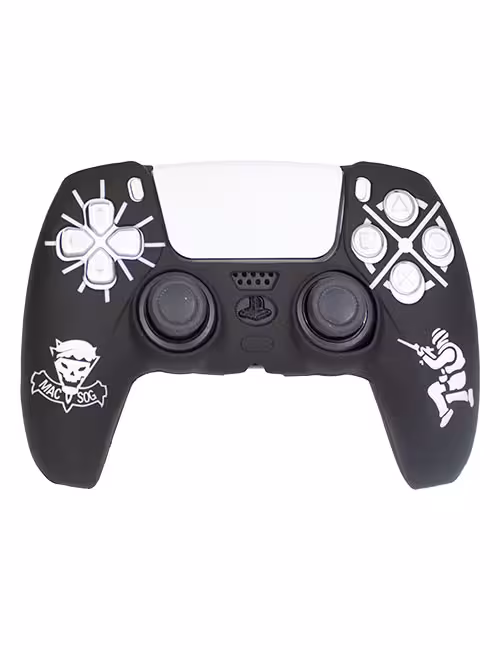 روکش محافظ دسته PS5 لیزری مشکی سفید طرح مک وی ساگ کد a